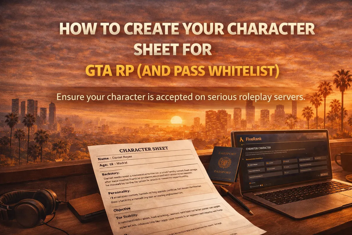 How to Create Your GTA RP Character Sheet (and Pass Whitelist)