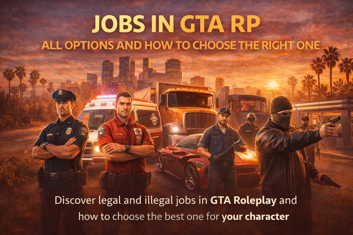 GTA RP Jobs: all options and how to choose the right role