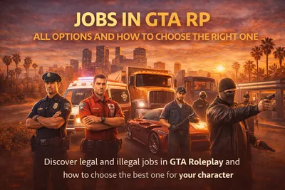 GTA RP Jobs: all options and how to choose the right role