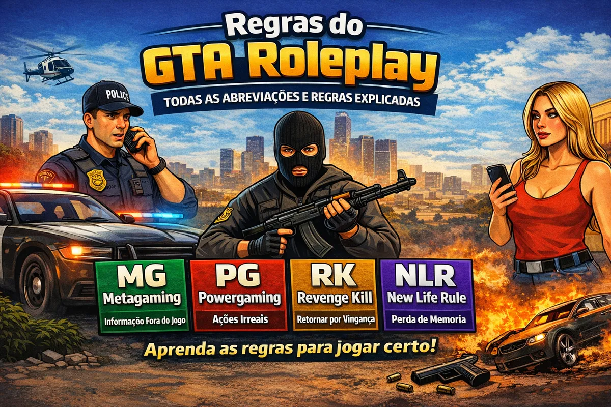 Regras do GTA Roleplay: todas as abreviações e regras explicadas