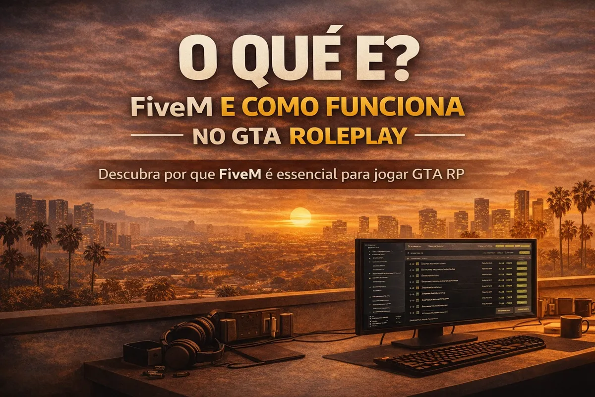O que é FiveM e como funciona no GTA Roleplay