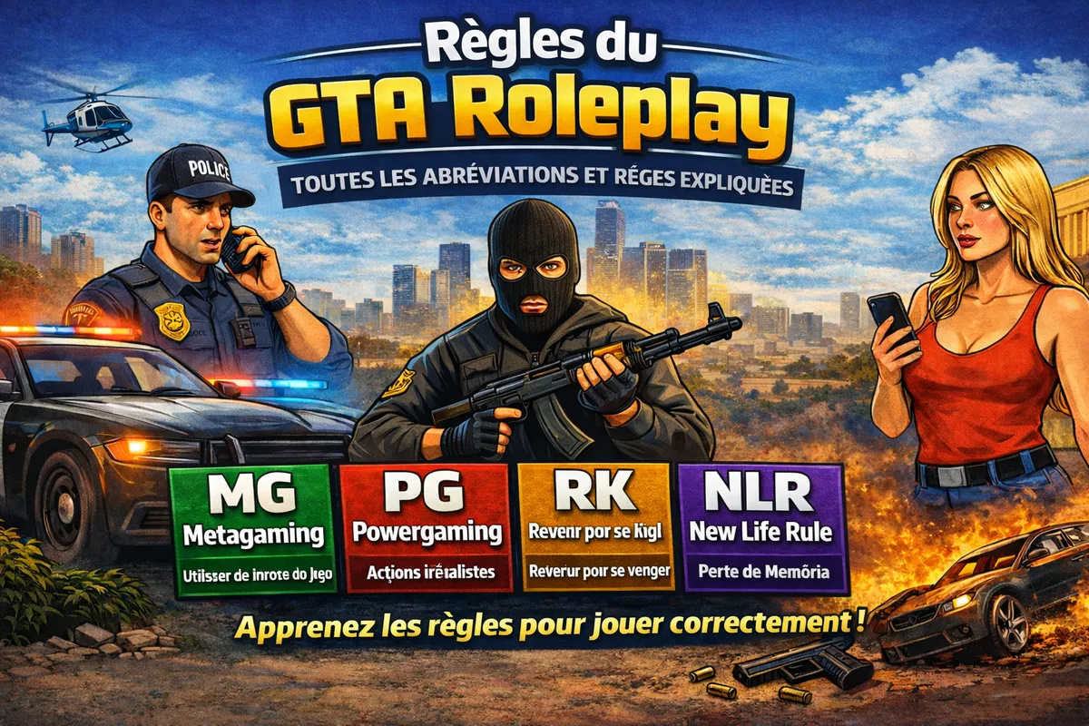 Règles du GTA Roleplay : toutes les abréviations et règles expliquées
