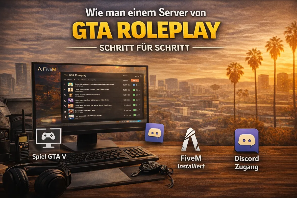 Wie man einem GTA Roleplay Server Schritt für Schritt beitritt