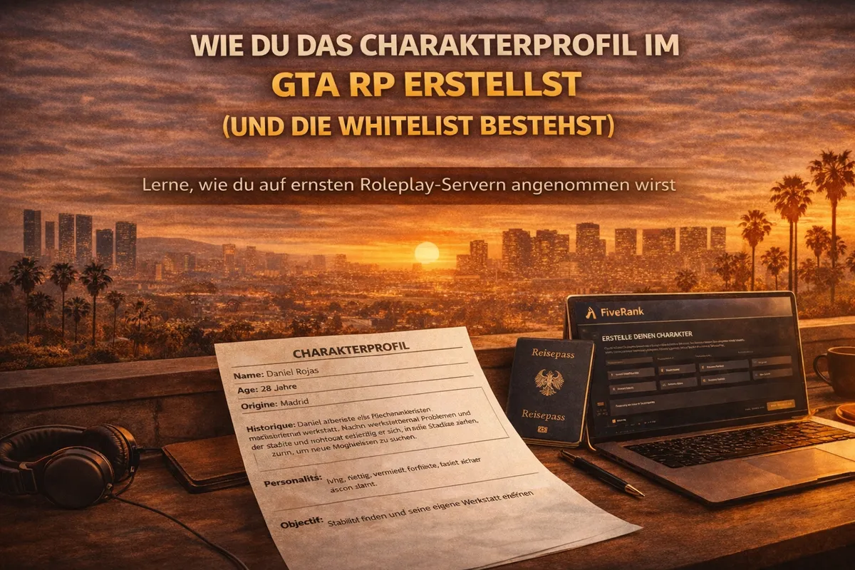Wie du dein Charakterprofil im GTA RP erstellst