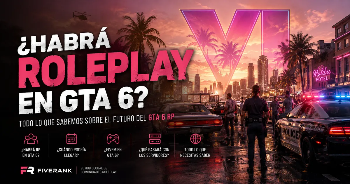 ¿Habrá roleplay en GTA 6? Todo lo que sabemos sobre el futuro del GTA 6 RP